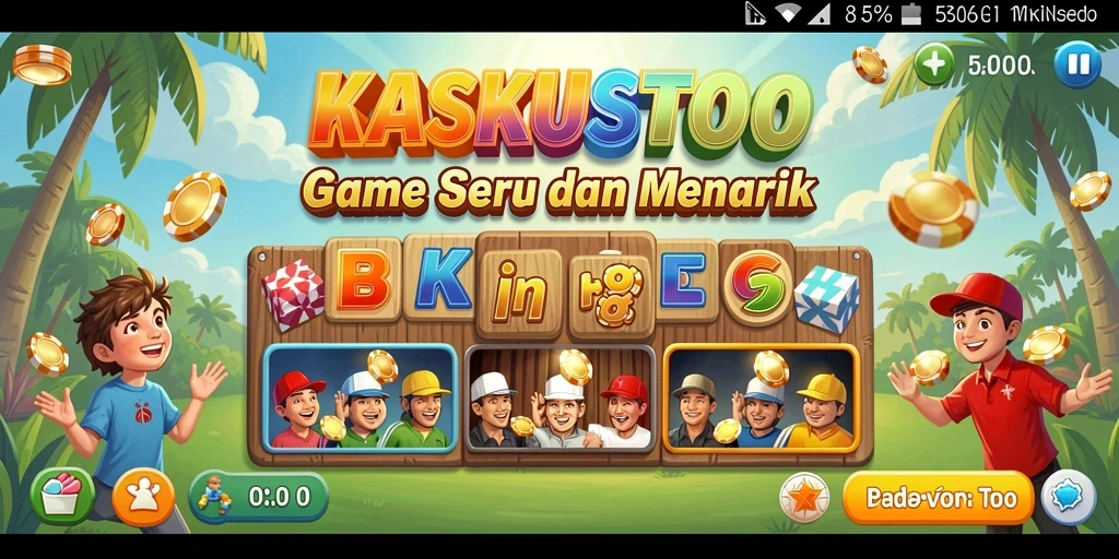 Tampilan gameplay KASKUSTOTO yang menarik saat bermain Bingo.