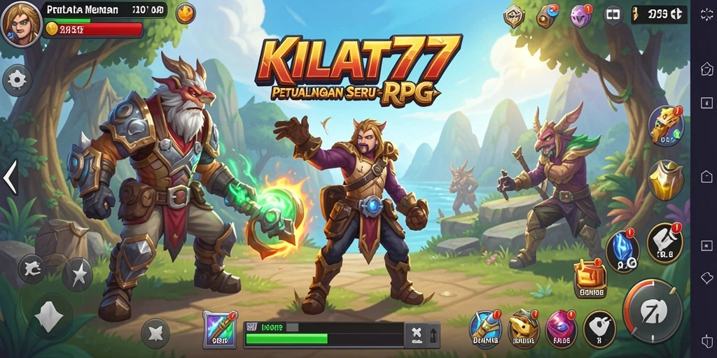 Gameplay KILAT77 yang seru dan penuh aksi.