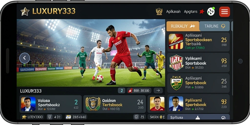 Tampilan gameplay taruhan olahraga di LUXURY333 yang menarik.