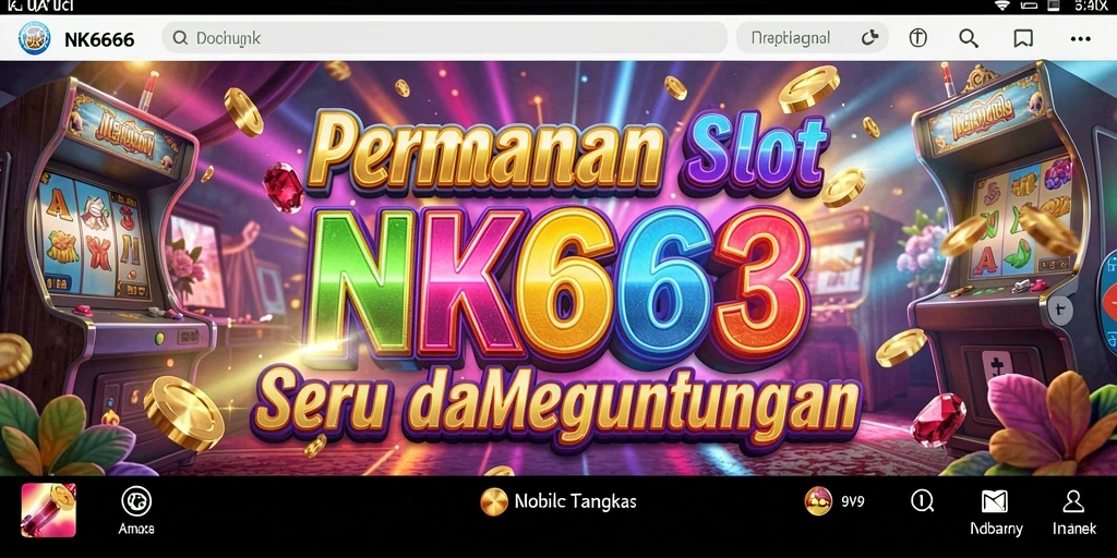 Screenshot gameplay dari NK666 yang menampilkan mesin slot yang menarik.