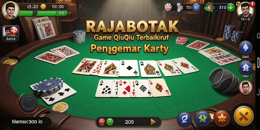 Tampilan menarik dari gameplay QiuQiu RAJABOTAK.