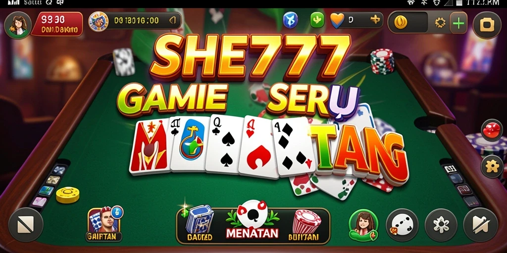 Tampilan gameplay SHE777 yang menarik dan interaktif.