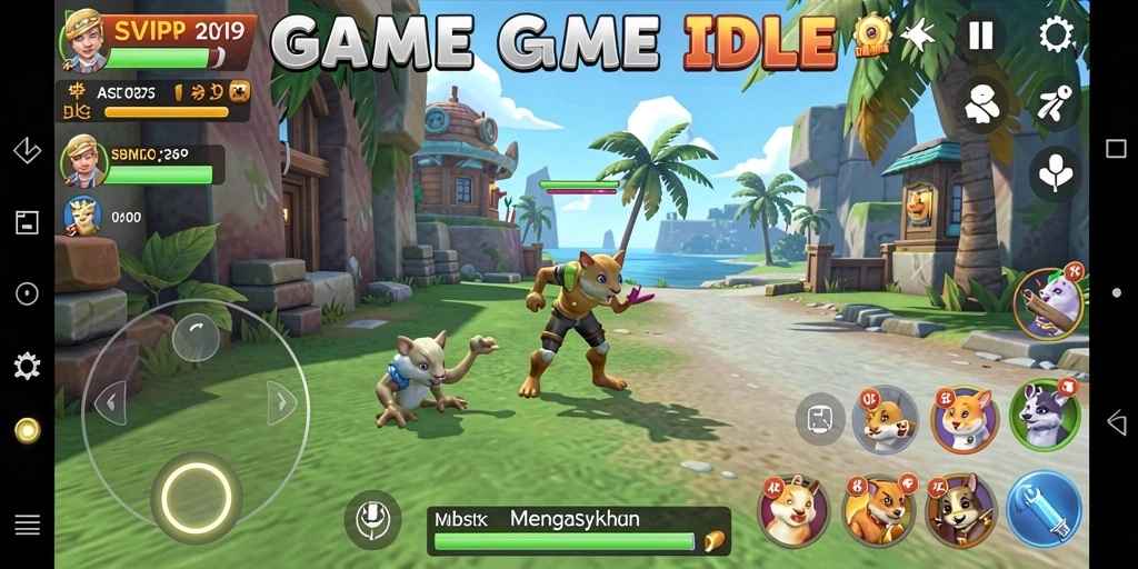 Tampilan menarik gameplay SVIP9 dengan karakter yang beragam.