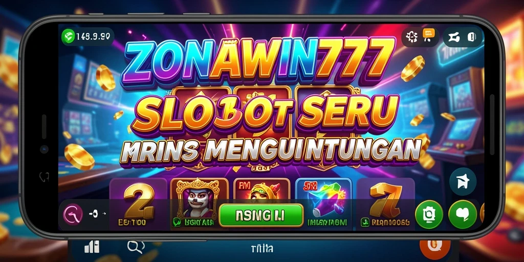 Tampilan gameplay seru ZONAWIN777 dengan mesin slot yang mengesankan.